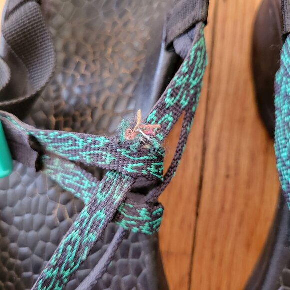 Chaco Womens Z/2 Classic Sport‎ Sandals Blue Black 10 Summer Hiking - Picture 7 of 7